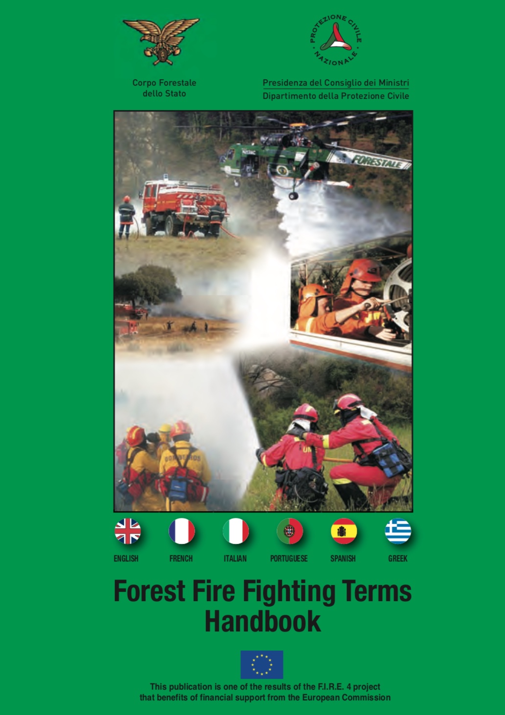 Multilingual handbook for fire terms across European borders during